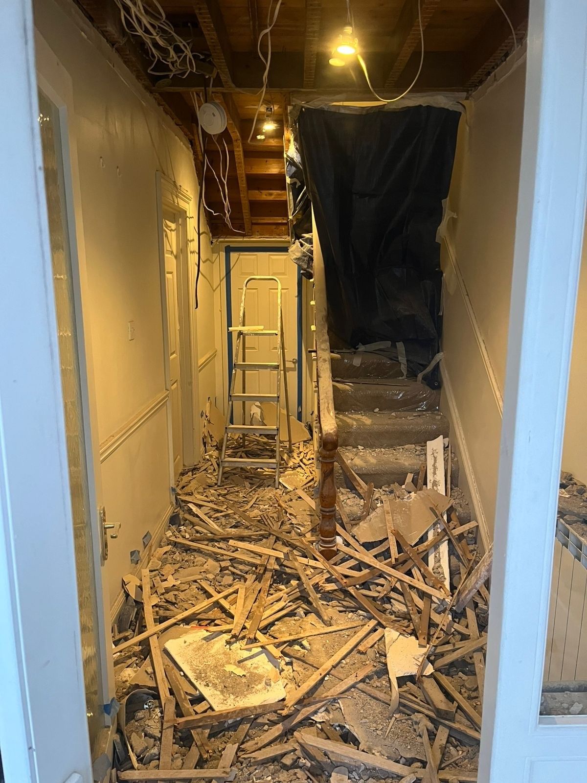 Hallway before